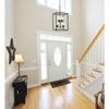 Westinghouse 6328000 Ardleigh Four-Light Indoor Chandelier, Matte Black Finish with Clear Glass view 3
