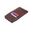 Dockem Provincial Wallet Sleeve for iPhone 11 Pro, XS, X (5.8 inch) Vintage Vegan Leather Pouch Cover with 2 Card Holder Slots [Brown] view 1