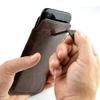 Dockem Provincial Wallet Sleeve for iPhone 11 Pro, XS, X (5.8 inch) Vintage Vegan Leather Pouch Cover with 2 Card Holder Slots [Brown] view 3