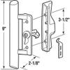 Prime-Line 141866 Sliding Glass Door Handle Set, 3-1/2 In., Diecast and Wood, Black, Hook Style, Internal Lock (Single Pack) view 2