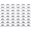 48 Pack - 6 Inch Recessed Can Light Trim - White Metal Step Baffle for 6" Inch Recessed Can - Fits Halo/Juno Remodel Recessed Housing - BR30/PAR30/R30 view 1