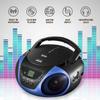 Tyler Portable Boombox CD Player AM/FM Radio Combo, Dynamic Boom Box CD Players for Home/Outdoor Portable Stereo with Speakers, Long Antenna for Best Reception Aux Input/3.5mm Headphone Jack, Blue view 2