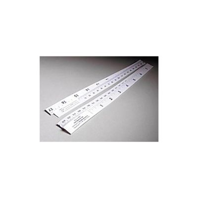 DUKAL 4412 Disposable Tape Measure, Blue Markings, 36" Length, Paper (Pack of 1000)