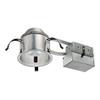Juno Lighting IC1RLED G4 09LM 30K 90CRI 120 FRPC 4" IC-Rated New Construction Recessed Housing, 120V, Bright White view 1