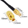 ADS-B Antenna 1090Mhz Antenna MCX Plug 2.5dbi Magnet Base ADS-B Aerial Receiver with RG174 1M &MCX Female to SMA Male Adapter 1090MHz ADS-B RTL SDR Software Defined Radio USB Stick Dongle Tuner view 3