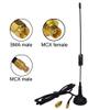 ADS-B Antenna 1090Mhz Antenna MCX Plug 2.5dbi Magnet Base ADS-B Aerial Receiver with RG174 1M &MCX Female to SMA Male Adapter 1090MHz ADS-B RTL SDR Software Defined Radio USB Stick Dongle Tuner view 4
