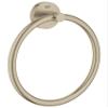 Essentials Towel Ring, Brushed Nickel Infinity view 1