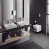 Grohe 40510001 Essentials Cube Metal 7.48-in. Towel Ring, Starlight Chrome view 3