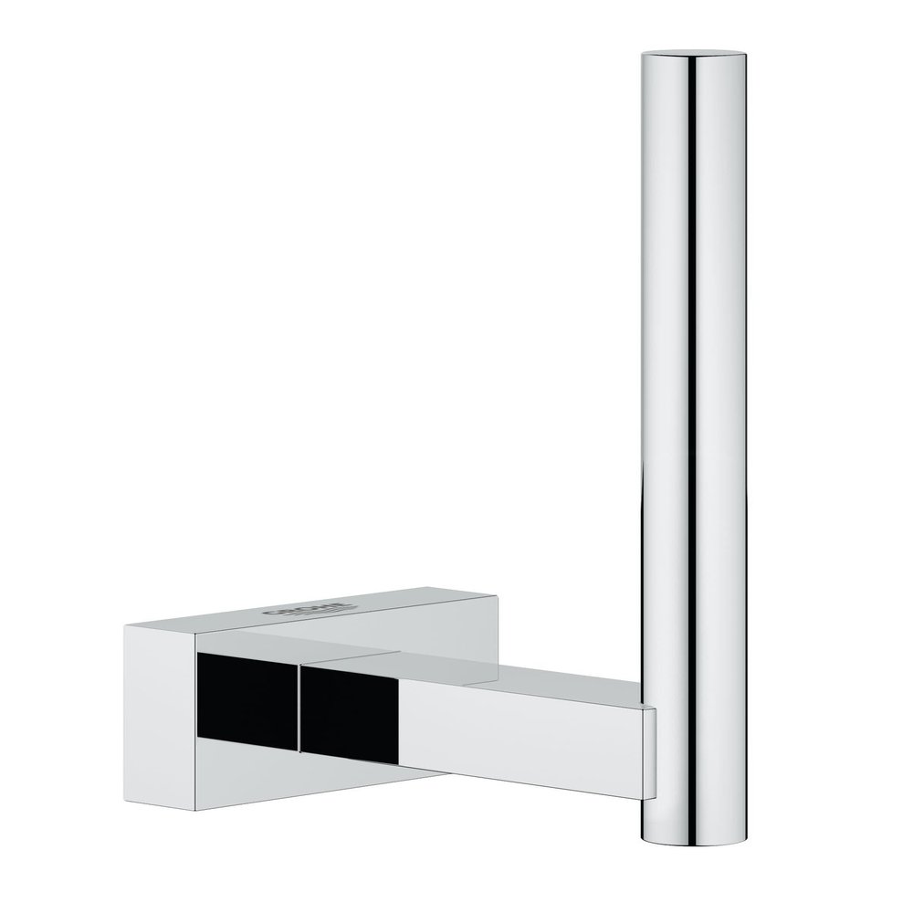 Grohe 40623001 Essentials Cube Spare Toilet Paper Holder, Starlight Chrome