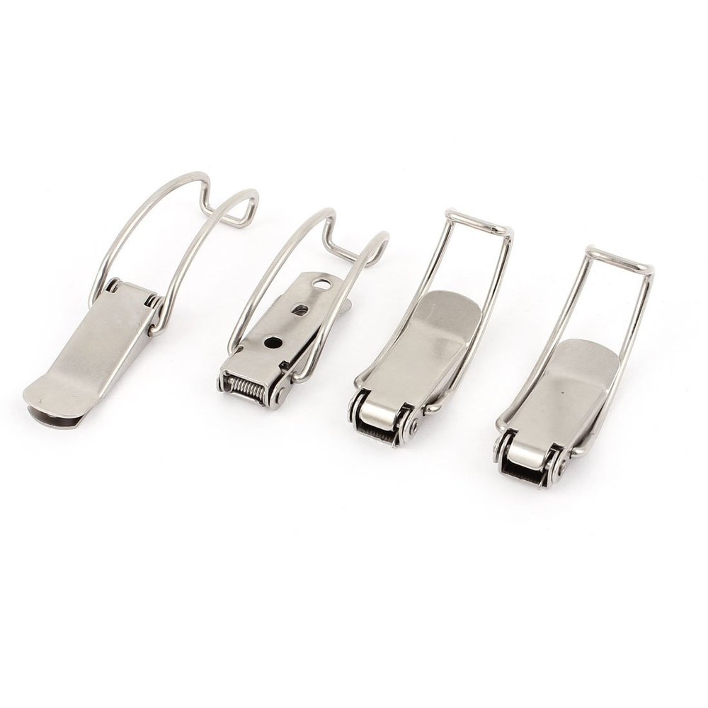 uxcell Drawer Closet Chest Metal Spring Loaded Toggle Latch Catch 4 Pcs