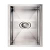 Whitehaus WINEHAUS-BSS Noah's Collection 12-Inch Commercial Single Bowl Undermount Sink, Brushed Stainless Steel view 1