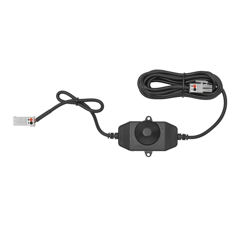 Tresco Lighting L-LED-DIMCON-BL-1 12V DC Rotary Dimmer with 48W Capacity, Black