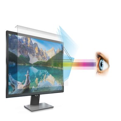 Anti Blue Light Screen filter for 19 Inches Widescreen Desktop Monitor, Blocks Excessive Harmful Blue Light, Reduce Eye Fatigue and Eye Strain