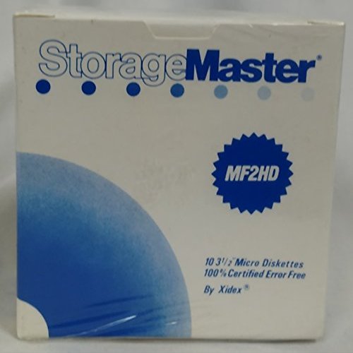 StorageMaster MF2HD 10 3/2" Micro Diskettes 100% Certified Error Free by Xidex