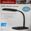 SUNBEAM Flexible Neck LED Desk LAMP Adjustable Light Energy Star Black view 1