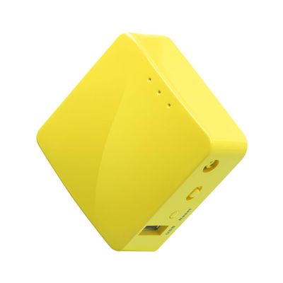 GL.iNet GL-MT300N-V2 (Mango) Portable Mini Travel Wireless Pocket VPN WiFi Router - 2X Ethernet Ports | USB 2.0 | OpenWrt | OpenVPN/Wireguard for Public & Hotel Wi-Fi | Easy to Set up via Admin Panel