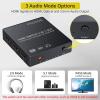 Proster 3x1 HDMI Switch with Audio Extractor - 3 Port 4K HDMI Switcher HDMI Audio Converter, with IR Remote, 3.5mm Male to 2 RCA Female Stereo Audio Cable view 3