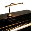 HomeFocus LED Piano Light,Piano Lamp,Music Lamp,Eye-Care Reading Light,Dimmable Brightness,Adjustable Height,Desk Lamp,Black view 1