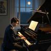 HomeFocus LED Piano Light,Piano Lamp,Music Lamp,Eye-Care Reading Light,Dimmable Brightness,Adjustable Height,Desk Lamp,Black view 2
