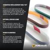 Official Work Sharp Knife & Tool Sharpener Assorted (P80, P220, 6000) Replacement Belt Kit view 3