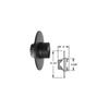 M&G DuraVent DuraVent 4PVP-FTC 4"x 4.625"x 8.5" Inner Diameter - PelletVent Pro Type L Chimney Pipe - Doubl, Black view 2