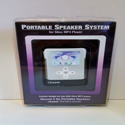 Portable Speaker System for Slice Mp3 Player I Sound 2 Go Portable Speaker I Sound the New Sound