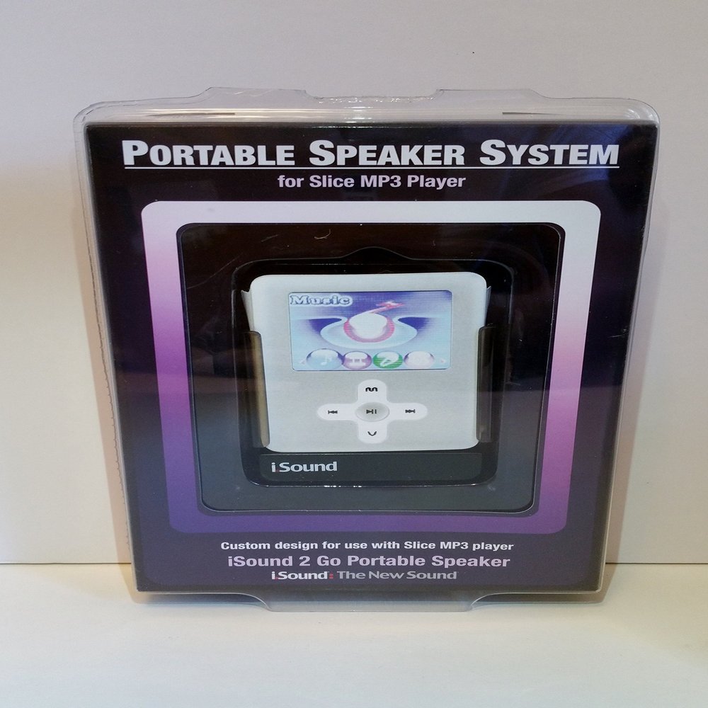 Portable Speaker System for Slice Mp3 Player I Sound 2 Go Portable Speaker I Sound the New Sound