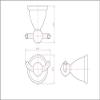 Designers Impressions Astor Series Oil Rubbed Bronze Double Robe Hook view 2