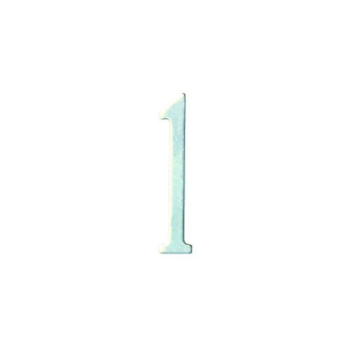 Special Lite Products SS2-Number 1 Stainless Steel Self Adhesive Address# 1, 2"
