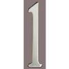 Special Lite Products SS2-Number 1 Stainless Steel Self Adhesive Address# 1, 2" view 2