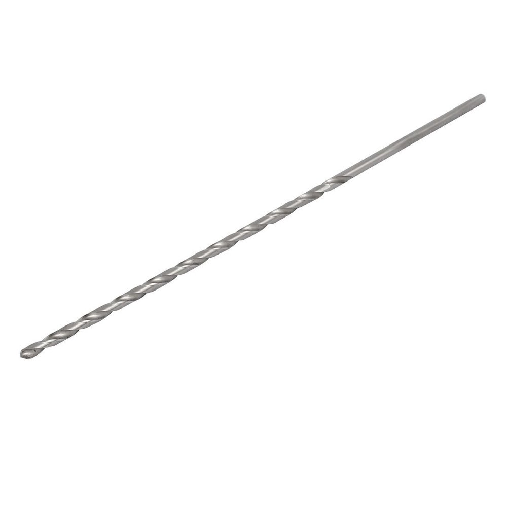 uxcell 6mm Dia 300mm Length HSS Straight Round Shank Twist Drill Bit Drilling Tool