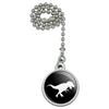 GRAPHICS & MORE Dinosaur Tyrannosaurus Rex Black White Ceiling Fan and Light Pull Chain view 1