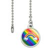 GRAPHICS & MORE Double Rainbow with Clouds Ceiling Fan and Light Pull Chain view 2