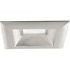 Progress Lighting P8171-09-30K Retrofit 6" LED Square Recessed Trim, Brushed Nickel view 1