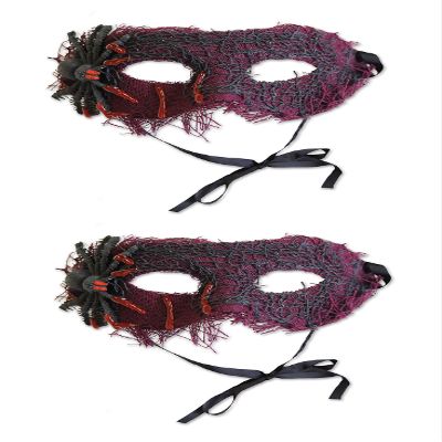 Beistle 00329, 2 Piece Spider Masks, One Size Fits Most