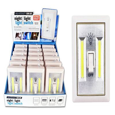 Diamond Visions 08-1562 COB LED Ultra Bright Portable Light Switch in White