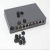 iexcell 50 Pcs Black Ethernet Hub Port RJ45 Anti Dust Cover Cap Protector Plug view 4