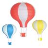 Beistle , 3 Piece Hot Air Balloon Paper Lanterns, 16" & 22" view 1