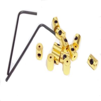 NEW Longer 7mm Brass Pin Keepers Locks 12 Pin Backs With 2 Wrenches