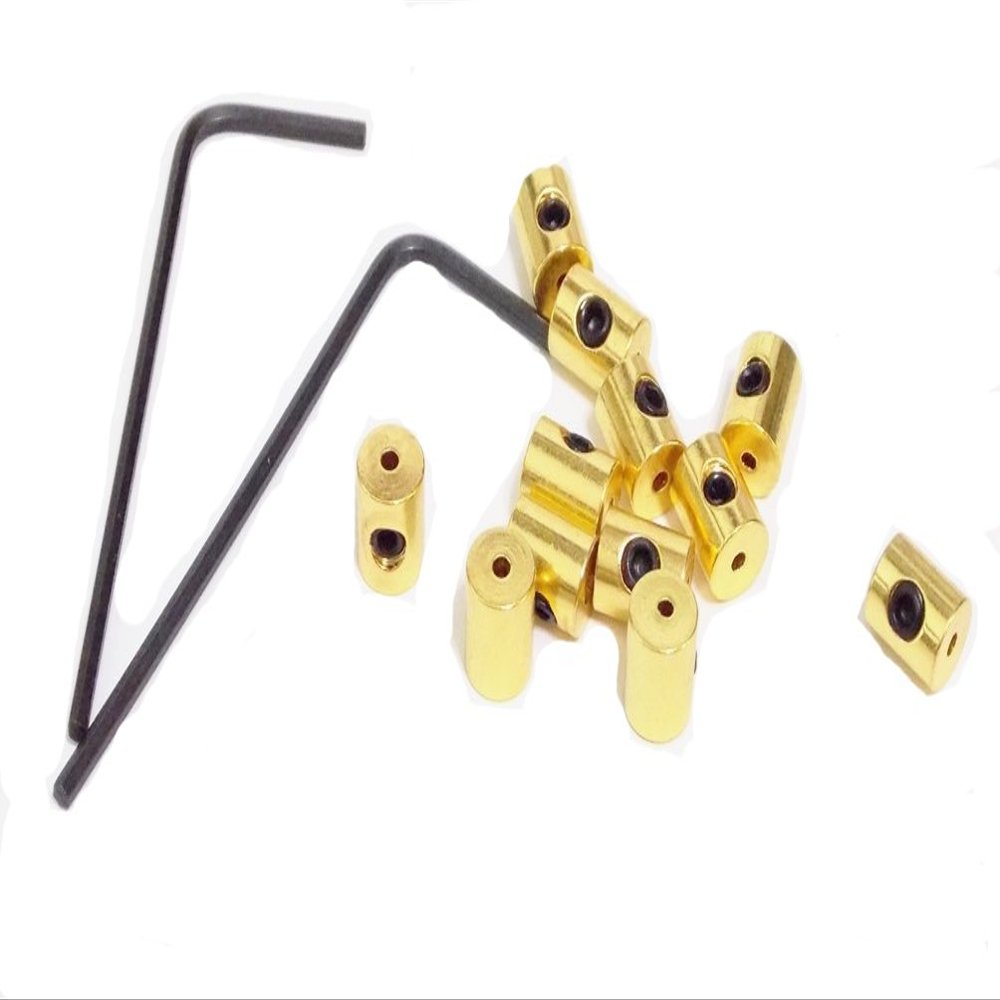 NEW Longer 7mm Brass Pin Keepers Locks 12 Pin Backs With 2 Wrenches