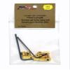 NEW Longer 7mm Brass Pin Keepers Locks 12 Pin Backs With 2 Wrenches view 3