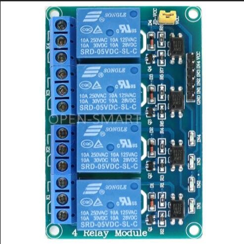 5pcs lot 4-Way Relay Expansion Board 4-Channel Relay Module 5V Relay