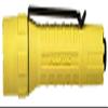 Streamlight 88854 PolyTac 600-Lumen 11500-Candela Tactical LED Flashlight with Helmet Mount Kit and Non-Rechargeable Batteries, Yellow view 3