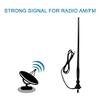 Herdio Waterproof Marine Radio Antenna 3.0mm Connector Rubber Duck Dipole Flexible Mast FM AM Antenna for Boat Car ATV UTV RZR SPA view 3