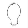 Aspen Creative 20007-2 Saddle, 10" Heavy Duty Lamp Harp, Satin Nickel view 1