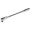 Powerbuilt 1/4 Inch Drive Flex Head Ratchet, 9 Inch Reach, Extra Long Contour Tool Handle, 72 Tooth, Pro Tech Series 649951 view 1