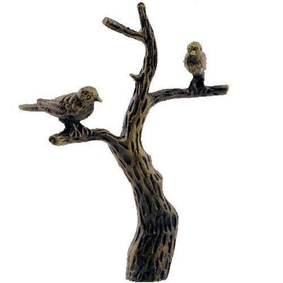 Bird on a Branch AB Lamp Shade Finial