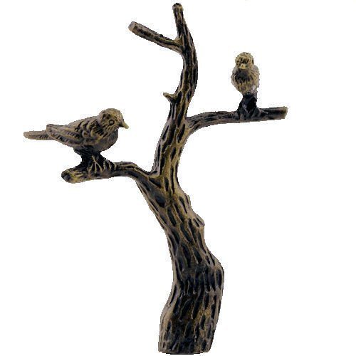 Bird on a Branch AB Lamp Shade Finial