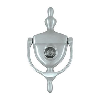 Deltana DKV630U26D Door Knocker with Viewer 1-3/4-Inch Max Door Thickness Color: Satin Chrome Model: DKV630U26D