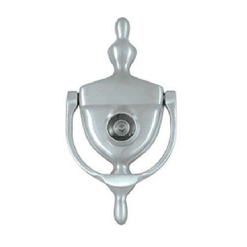 Deltana DKV630U26D Door Knocker with Viewer 1-3/4-Inch Max Door Thickness Color: Satin Chrome Model: DKV630U26D